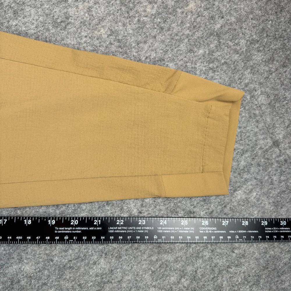 Athleta Trekkie North High Rise Joggers 28" Nylon Stretch Brown Womens 6 - Picture 12 of 14